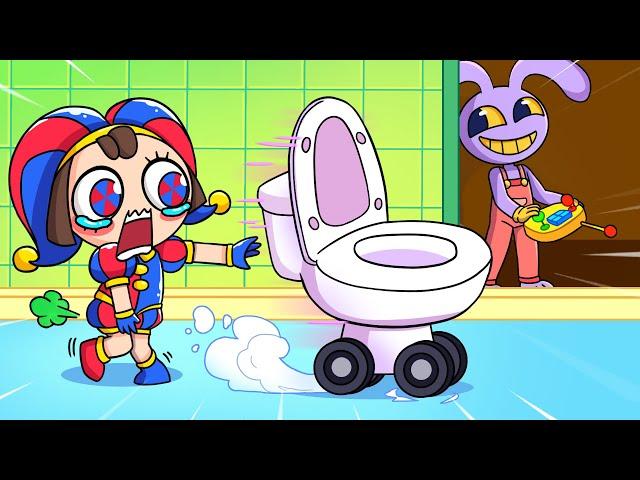 Pomni: Jax, Please Stop The Toilet! | The Amazing DIGITAL CIRCUS Animation | Sky Toons