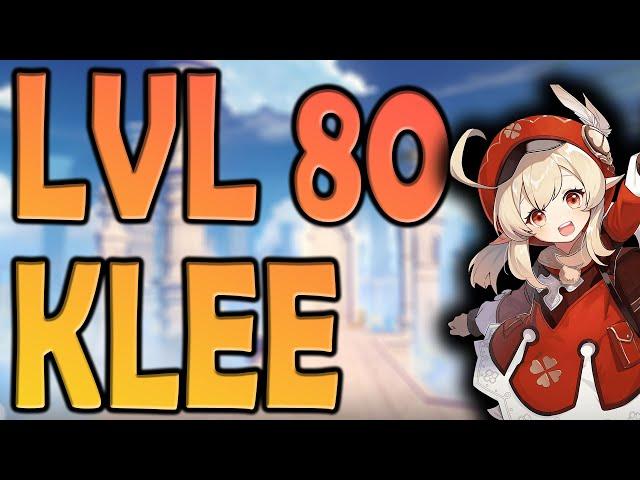 Level 80 Klee W/ 5 Star Weapon Boss Testing