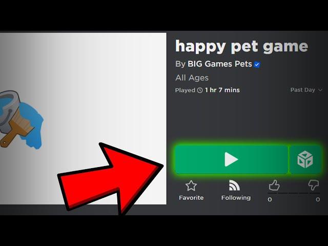 I PLAYED HAPPY PET GAME...