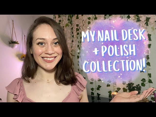 My 2024 NAIL DESK TOUR + POLISH COLLECTION! How I Organize by Season, Film & More!