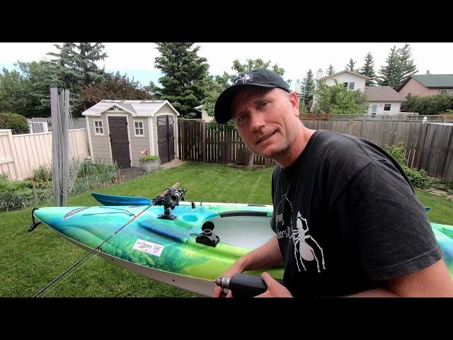 Ep30: Installing a Garmin Striker 4 fish finder on a Pelican Mission 100 kayak