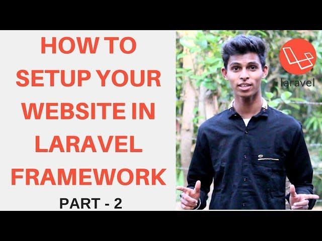 How to setup your website in laravel framework | How to install theme into laravel