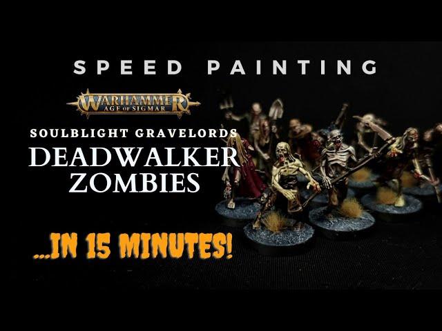 Speed Painting: Deadwalker Zombies (In 15 Minutes!)