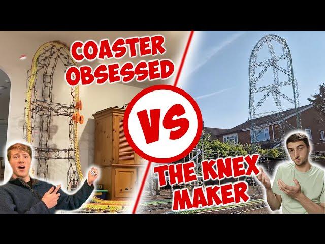 TheKnexMaker VS Coaster Obsessed -Knex Euro-Fighter Build-Off - Live 2
