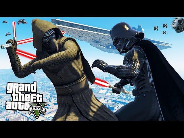 ГТА 5 МОДЫ ДАРТ ВЕЙДЕР ПРОТИВ КАЙЛО РЕНА ЗВЕЗДНЫЕ ВОЙНЫ GTA 5! ОБЗОР МОДА В GTA 5 ИГРЫ ГТА ВИДЕО GTA