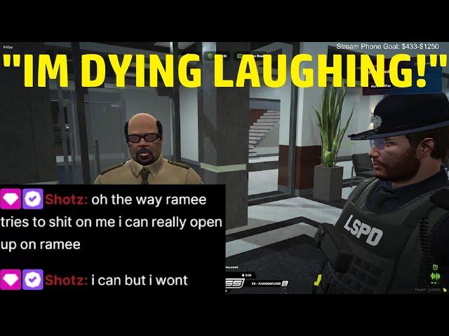 "Shotz" Meets Conan Clarkson at MRPD and Can't Stop Laughing! (w/Shotz in Chat) | Prodigy RP 2.6