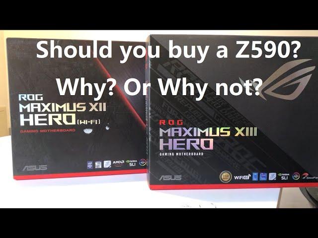 Should you buy a Z590? Asus Maximus XIII Hero Z590 motherboard review!