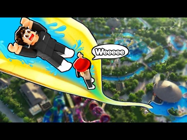 ROBLOX BIGGEST WATER SLIDE WITH ALEXA!