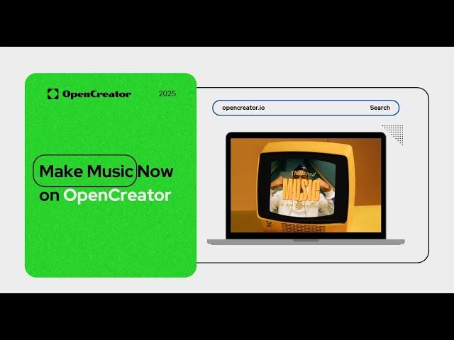 Make Music Now on OpenCreator