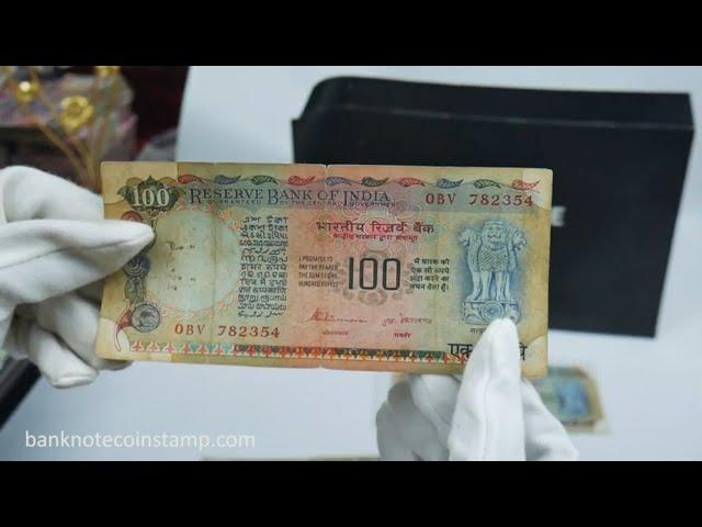 OLD 100 Rupees AGRICULTURE Series Banknotes | INDIA Banknotes