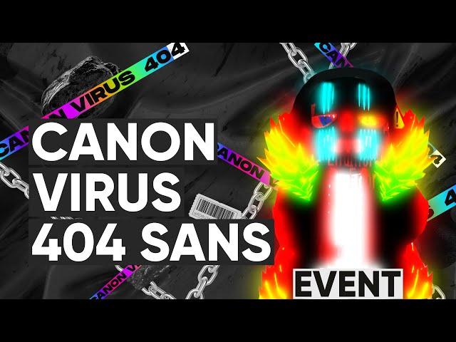 Roblox | Undertale Multiverse Battles | Canon Virus 404 Sans