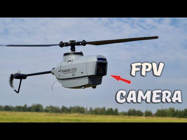 Helicopter with FPV CAMERA Eachine E110 ... Look at everything from above! RC Helicopter