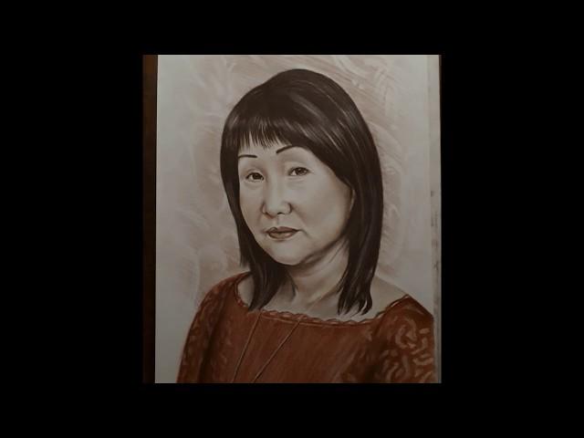 I draw a portrait of Sepia