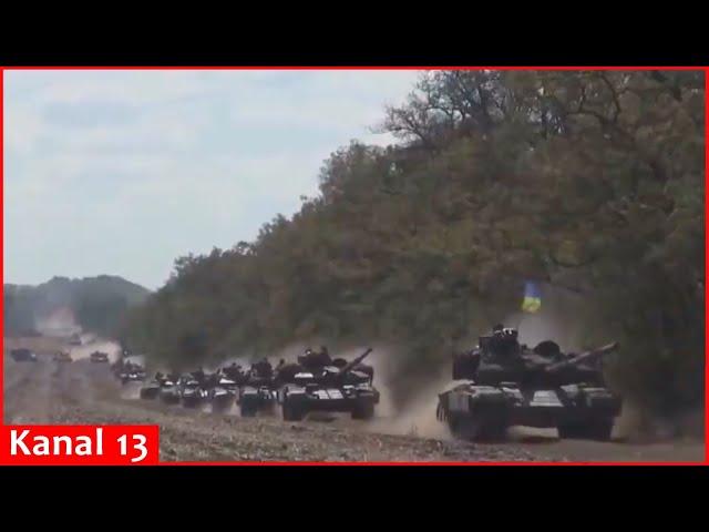 After Russian counteroffensive in Kurk, a large number of Ukrainian military equipment entered Kursk