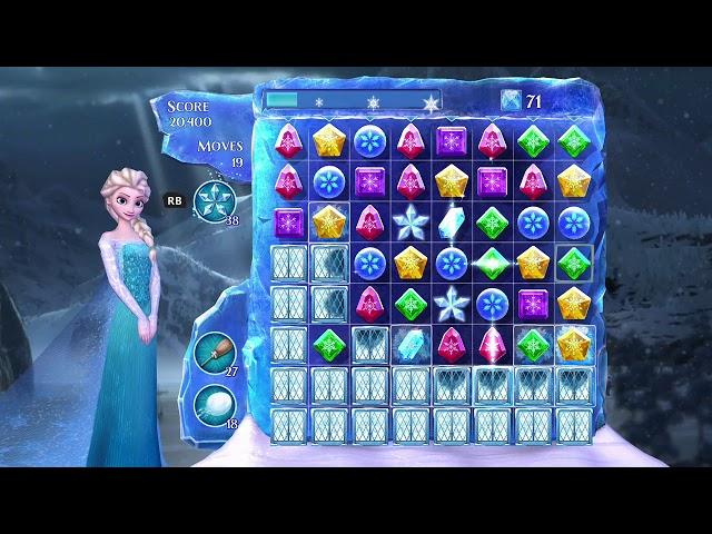 Frozen Free Fall: Snowball Fight Level 248 Walkthrough, No Power Ups