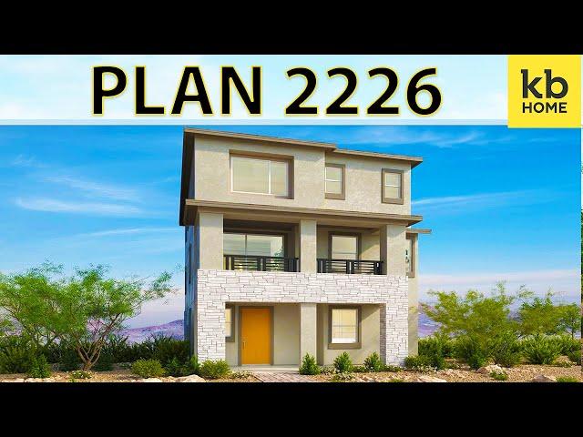 Plan 2226 at Quail Cove in Summer - New Three Story Home by  KB Homes - New Homes for Sale Las Vegas