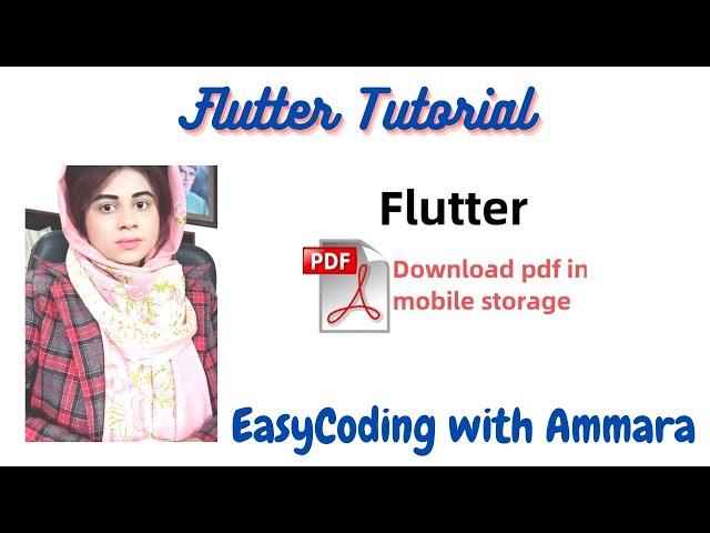 Download PDF file in flutter | Download file from url & Save to phones storage