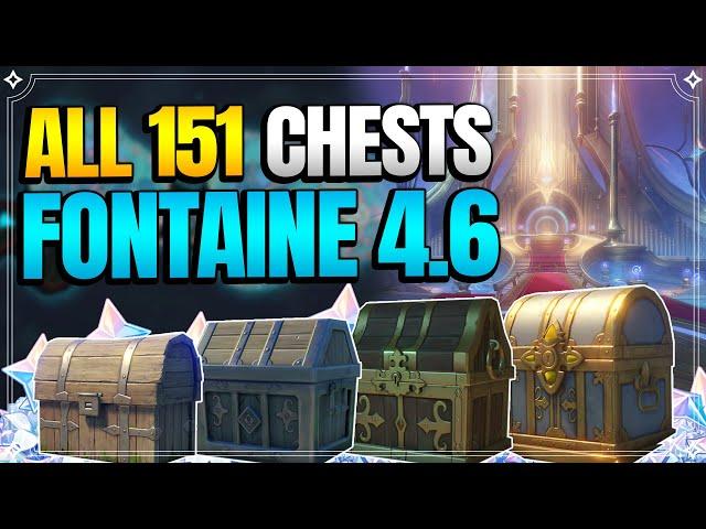 ALL Chest Locations in Fontaine 4.6 | Nostoi Region & Sea of Bygone Eras |【Genshin Impact】