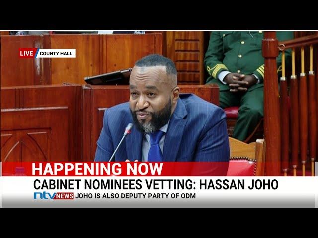 CS nominee Hassan Joho's vetting | FULL INTERVIEW