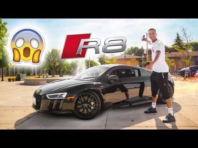 The BRAND NEW 2018 Audi R8 V10 PLUS Review!! From A Tall Guys Perspective..