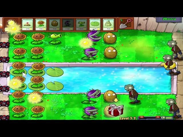 "Plants vs Zombies - Level [Pool 3-2] | "PanzPlays2099" Gameplay"