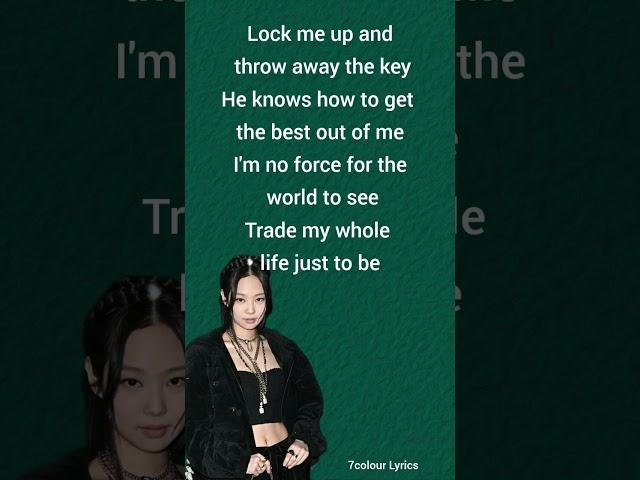 One of the girls lyrics #jennie #weekend #blackpink #lyrics #shorts #lilyrose #trending #kpop #song