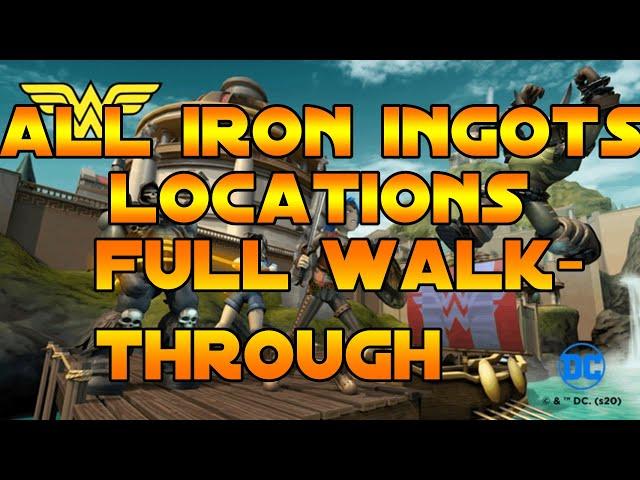 ROBLOX WONDER WOMAN EVENT HOW TO GET ALL IRON INGOTS!!!