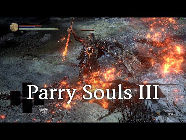 Dark Souls 3 is a parry game