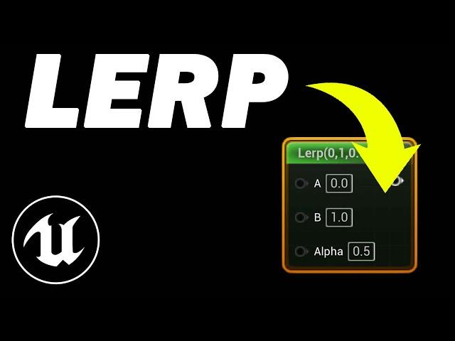 Linear Interpolate or Lerp Node EXPLAINED! Unreal Engine Materials