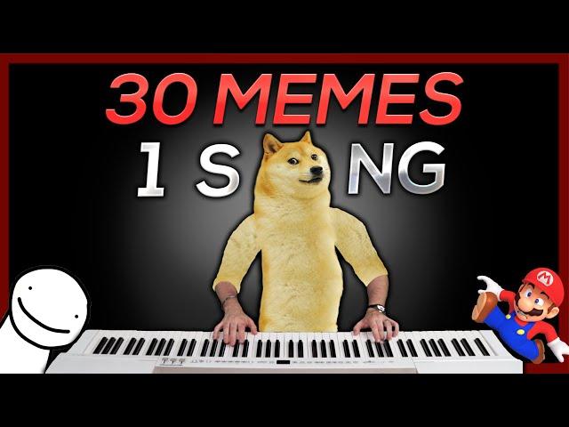 30 MEMES in 1 SONG (in 3 minutes)