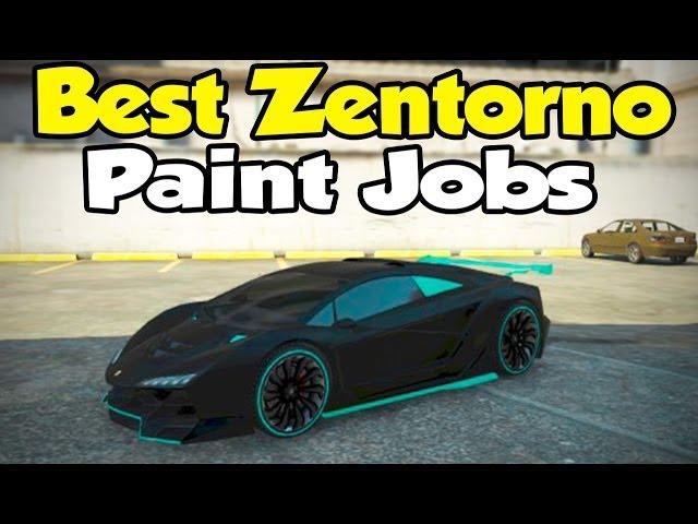 GTA 5 Online - Best "Pegassi Zentorno" Paint Jobs! [Touch Up Tuesday]