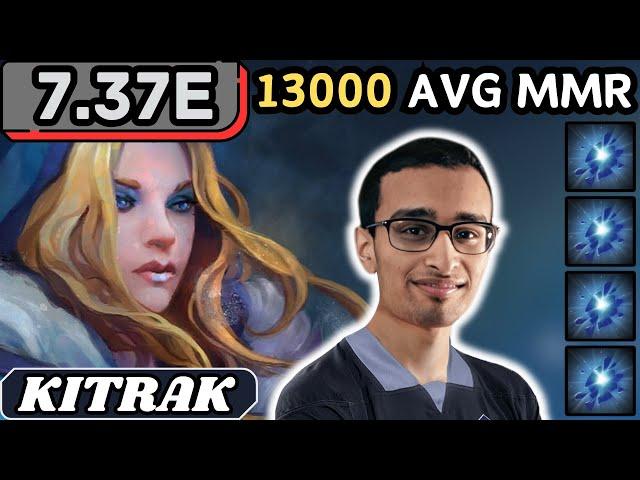 7.37e - Kitrak CRYSTAL MAIDEN Hard Support Gameplay - Dota 2 Full Match Gameplay