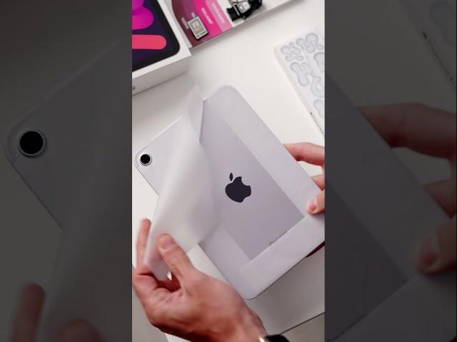 NEW iPad mini 7 UNBOXING and SETUP - Purple