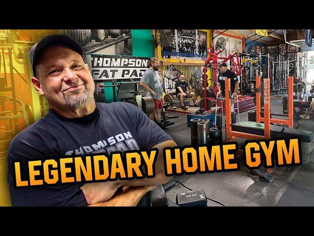 HUGE Storage Shed Home Gym Tour with Donnie Thompson