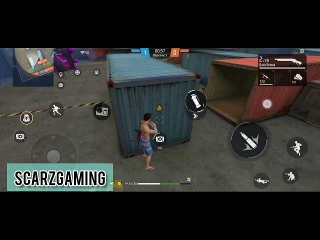 After long time playing (free fire) #scarzgaming