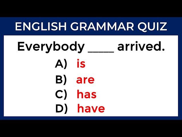 Mixed English Grammar: Can You Pass This Test? #challenge 53