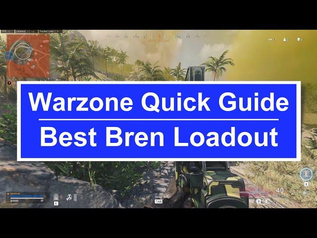 Quick Best Warzone Bren Loadout!