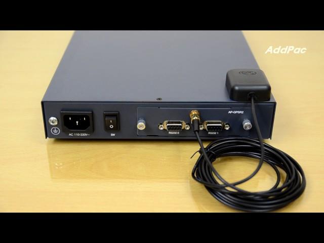 AP-GTR1000 Embedded GPS NTP Server (IP GPS 시각동기장치) | AddPac