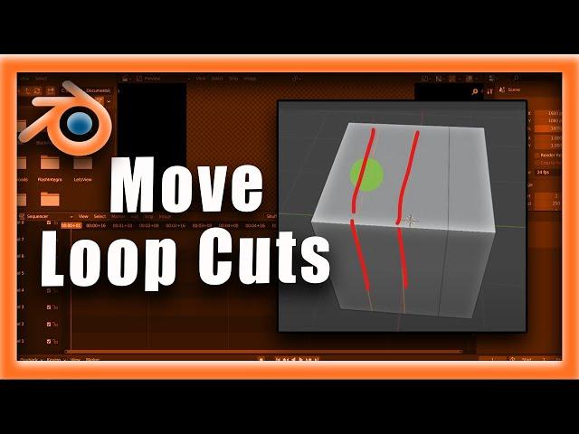 Blender Tutorial: How To Move Loop Cuts In Blender