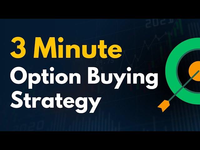 3 Minute Option Buying Strategy | Options Trading Strategy for Intraday