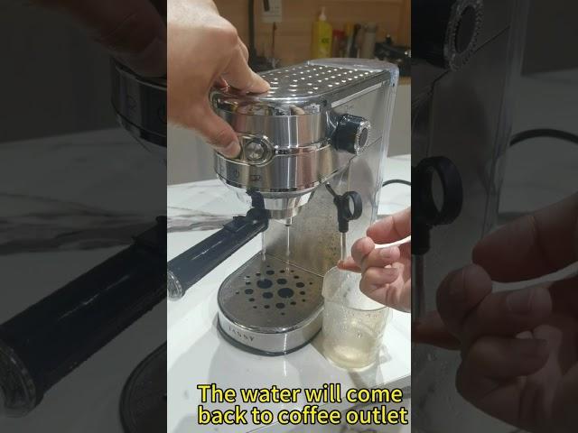 How to repair JS-105  the water come out steam wand