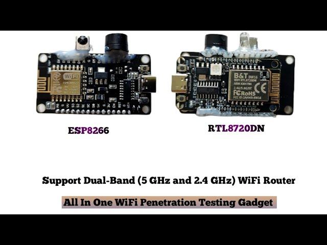 সেরা WiFi হ্যাকিং গ্যাজেট | ESP8266 And RTL8720DN 2024