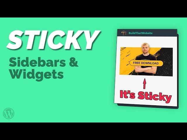 Sticky Widgets & Sidebars in WordPress (EASY)