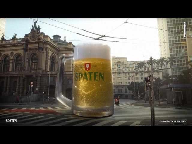 Você viu a caneca gigante de Spaten por aí?