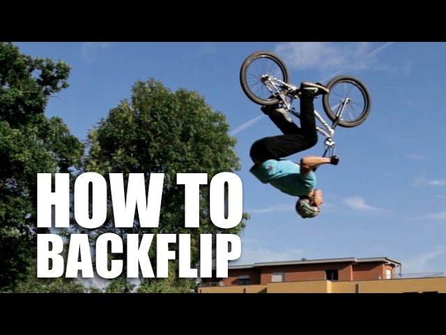 How to Backflip BMX (Как сделать бекфлип на БМХ) | Школа BMX Online #64