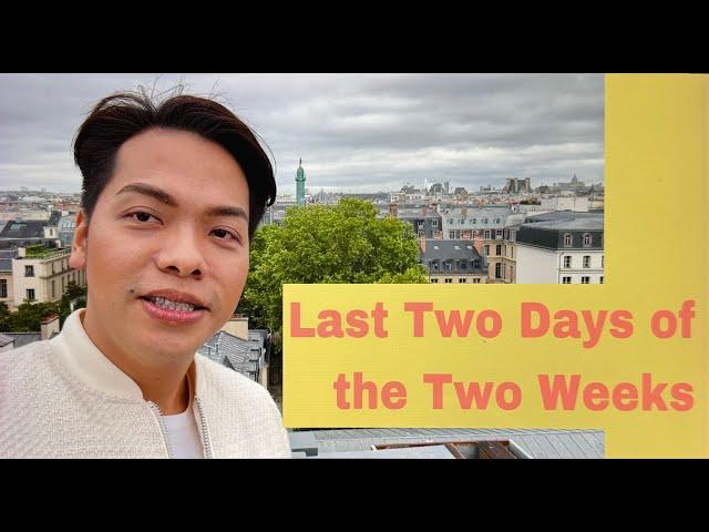 Last Two Days of the Two Weeks in Paris || Drinks and Korean Dinner in Paris || IMDEXSTAR YU