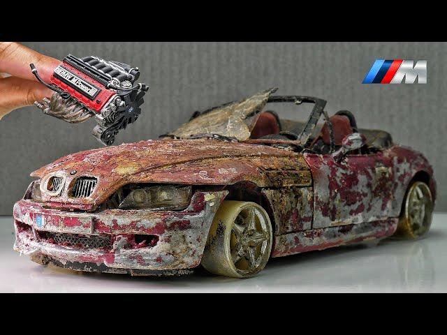 Full Restoration abandoned BMW Z3 M Roadster. Super realistic restore