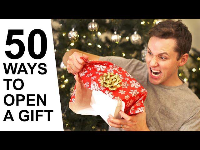 50 Ways to Open a Christmas Gift