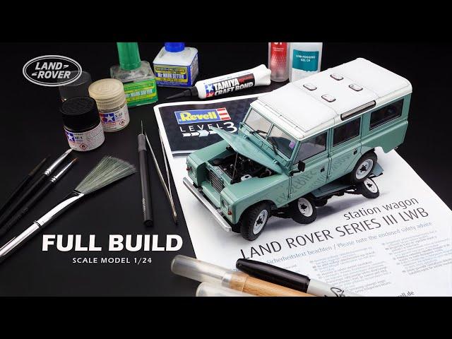 Land Rover Series III LWB | Revell | 1/24 | Scale Model Building | ASMR