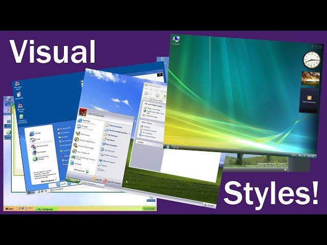 History Of Windows Visual Styles: Luna, Aero & Unreleased! ️